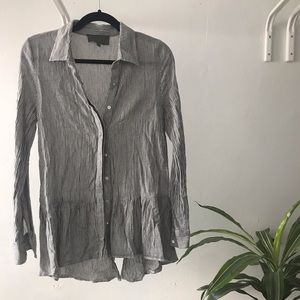 Sunday in Brooklyn Peplum Button Down